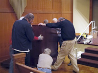 Console into Church